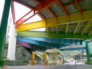 新店焚化廠廠區剪影-屋頂