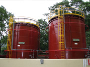 新店焚化廠廠區剪影-槽外觀